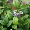 ST STERLING SILVER BUCKLE RING 6 